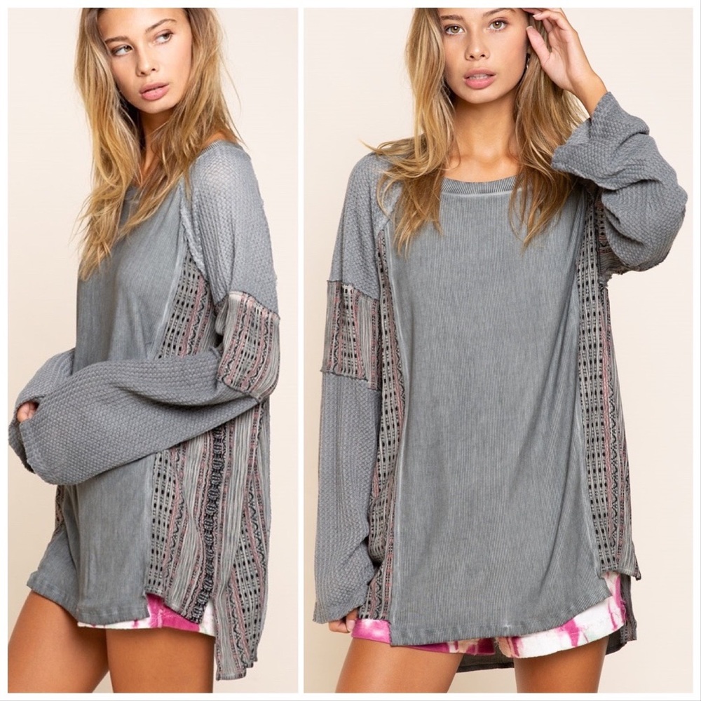 POL Mix It Up in Comfy Knits Top - Picture 7 of 11